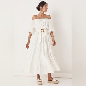 Spell & The Gypsy Gardenia Gown Dress White Size S